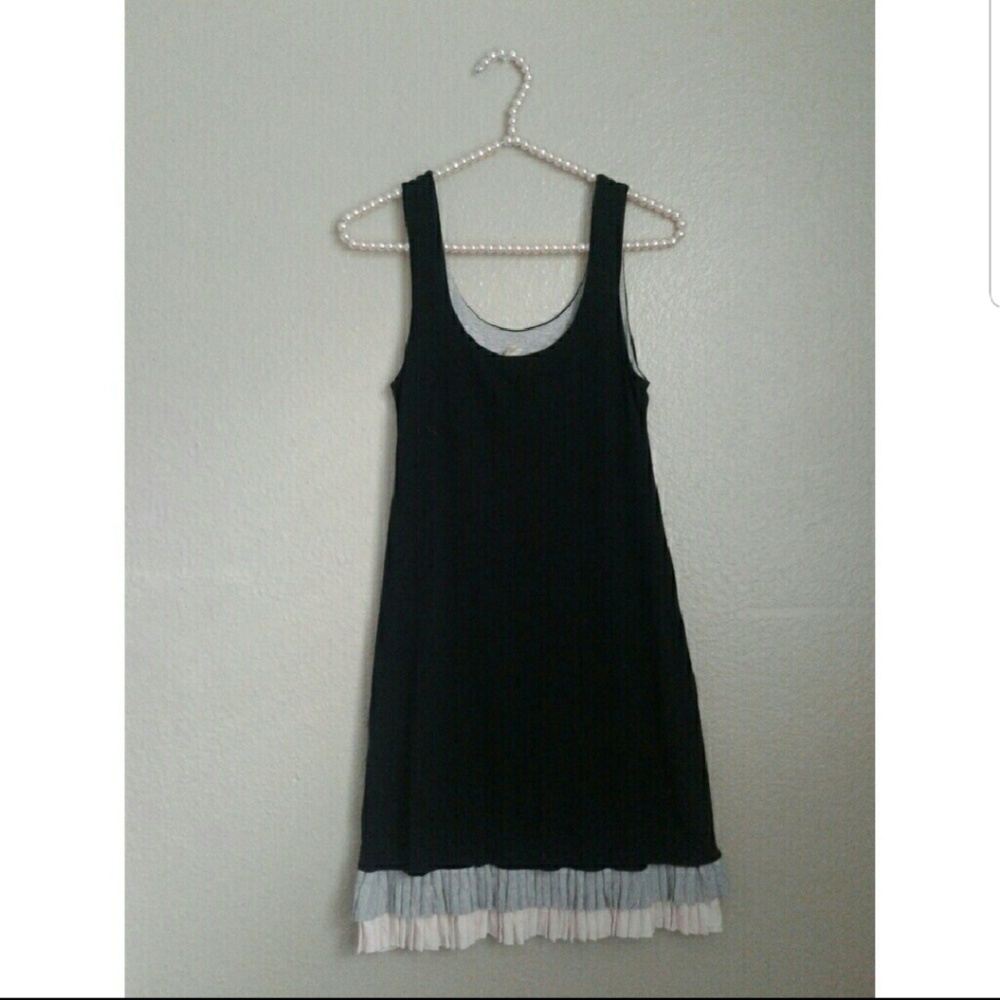 Anthropologie Bailey 44 Jersey Pleated Hem Desss